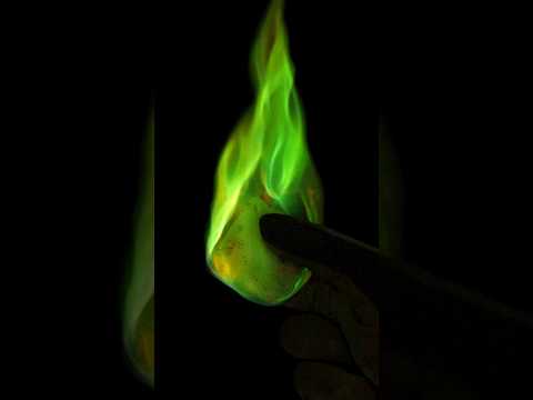 Making a green fireball is crazy