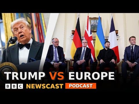 What does President Trump's new security plan mean for Europe? | BBC Newscast