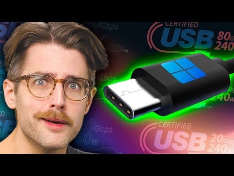 Is Microsoft About to Fix USB?