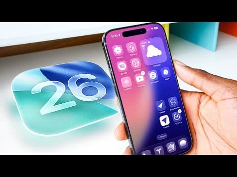 iOS 26 Hands-On: Liquid Glass!