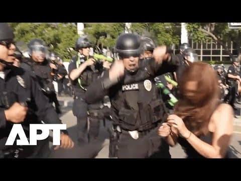 ICE Protesters Trapped: LAPD Declares Mass Arrests in LA Standoff | APT