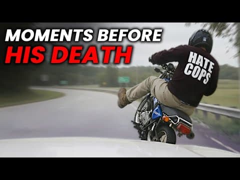 When ZERO SKILL Bikers Tried To OUTRUN the Cops