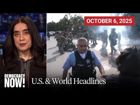 Top U.S. & World Headlines — October 6, 2025