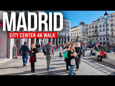 MADRID, Spain 🇪🇸 The Most Alive Capital in Europe | 4K Walking Tour