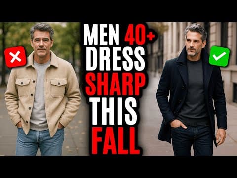 20 Smart Casual Fall Outfits for Men Over 40 (Dress Sharp This Season)