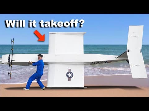 Giant RC Ekranoplan Seaplane