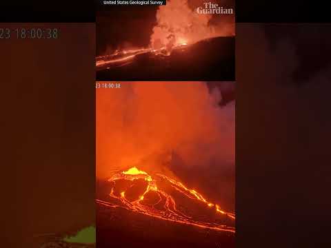 Hawaiian Volcano Spews Rivers of Lava