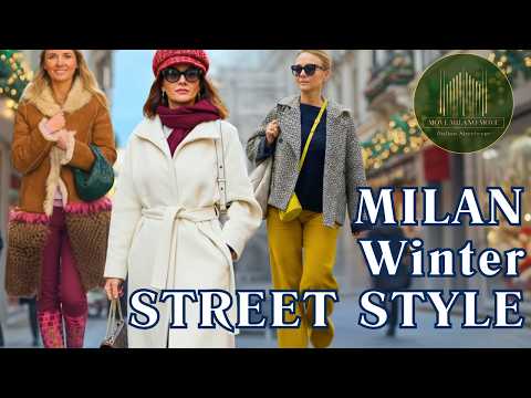 🌟 Italian Winter Fashion Trends 🇮🇹: December Milan Street Style