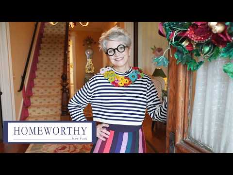 A Magical Holiday Tour of the MacKenzie-Childs Farmhouse in New York