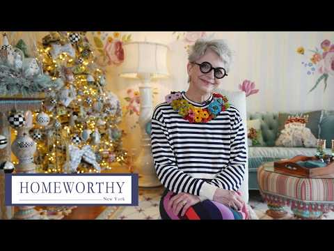 A Magical Holiday Tour of the MacKenzie-Childs Farmhouse in New York