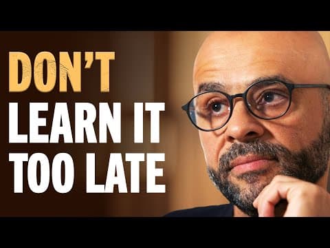 The Most EYE OPENING Speech On Why You're NOT HAPPY In Life... | Mo Gawdat