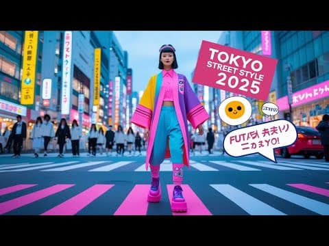 ๐ผ Tokyo Street Style 2025 | Futuristic Fashion Meets Tradition ๐ฅ๐๐