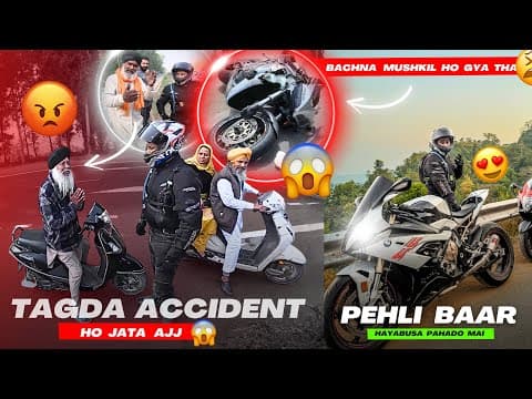 Pehli baar HAYABUSA pahado mai le aaye 😍 or Road pr tagda jhagda ho gya 😡 Pehle Accident phr maafi🙏🏻