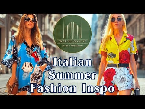 ☀️ Italian Summer Fashion Trends 🇮🇹: +35° C Milan Street Style Ideas
