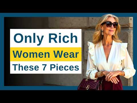 These 7 ELEGANT PIECES Make ANY Woman Over 50 Look Like A MILLIONAIRE