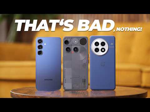 The Best PREMIUM Android: Nothing Phone (3) vs Galaxy S25+ vs OnePlus 13