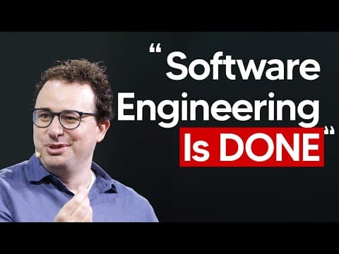 AI Is About to Change Coding Forever in 2026 - "Software Engineering Is Done"