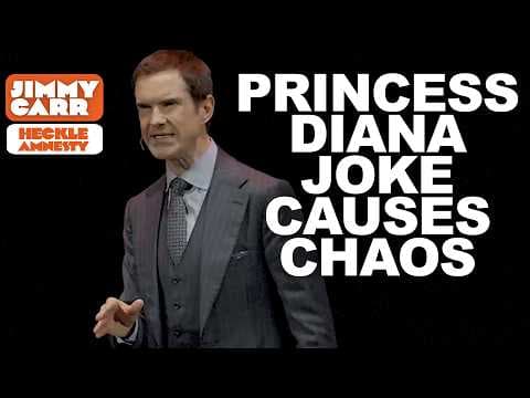 "Too Soon?!" - American Heckler Triggered By Princess Diana Joke | Jimmy Carr Crowd Work