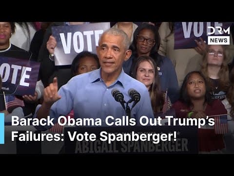 Barack Obama DESTROYS Trump and Republican Chaos | DRM News | AC1F