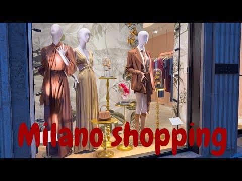 Shopping in Milan 🇮🇹 | Top Italian Luxury Brands & Best Malls