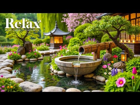 Healing Piano with Flowing Water Sounds 🌿 Deep Healing to Release Stress, Worry & Emotional Fatigue