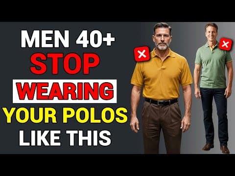 Polo Shirt Mistakes Making Men Over 40 Look Older (And How to Fix Them) | Men’s Style 40+