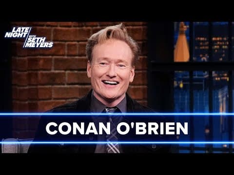 Conan O'Brien Pitched Changing Late Night to Nighty Night, Shares His Least Favorite Bits (Extended)