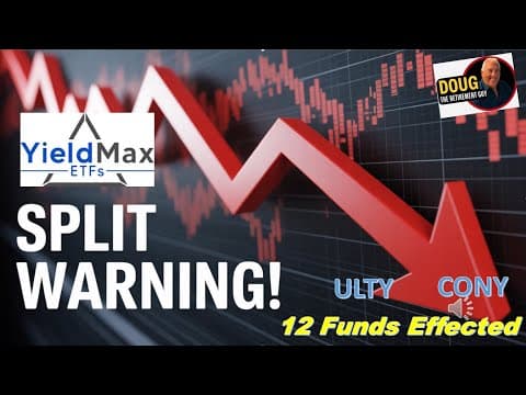 URGENT: YieldMax Announces 12 ETF Reverse Splits — 12 ETFs Hit! ULTY & CONY Affected