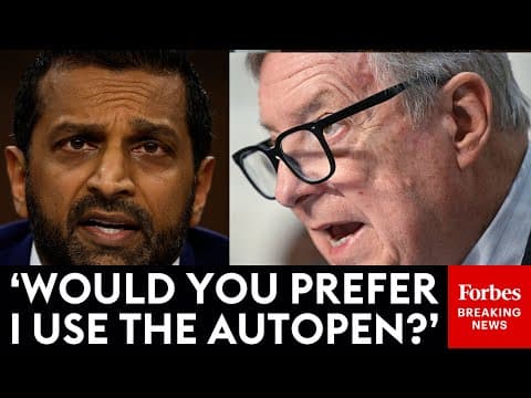 BREAKING NEWS: Dick Durbin And Kash Patel Have Brutal Clash During Explosive Senate Hearing