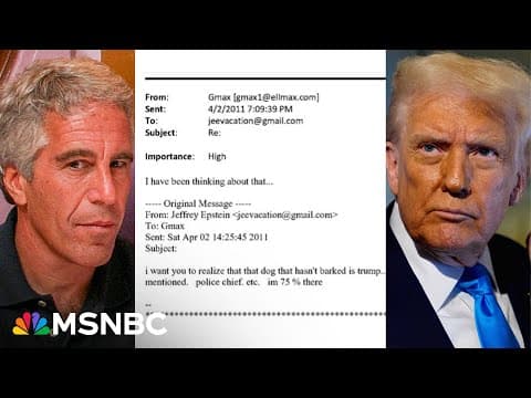 'It's kryptonite' for Trump: Journalist says Epstein emails are 'tip of the iceberg'