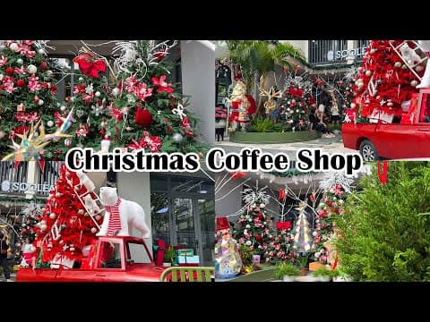 Only 44 days left until Christmas 2025 😘 Piano Music in Christmas Coffee Shop for Study & Work