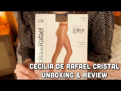 Cecilia de Rafael Cristal Tights | Hosiery Unboxing & Review