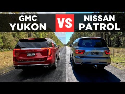 Drag Race: 2025 GMC Yukon vs 2025 Nissan Patrol (Y62) – 0-100 & comparison