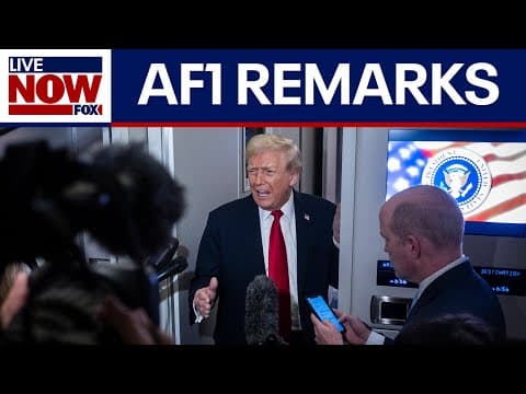 WATCH: Trump on Ukraine peace plan, healthcare, Comey, China visit, and more