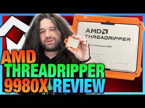 AMD Threadripper 9980X 64-Core CPU Review & Benchmarks