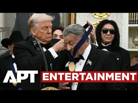 Sylvester Stallone, KISS & Gloria Gaynor Honored at White House Kennedy Center Ceremony | APT