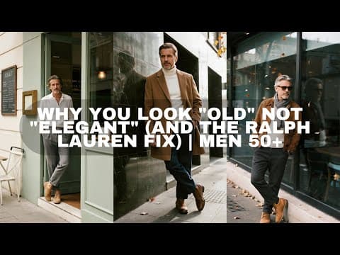 Why You Look "Old" Not "Elegant" (And The Ralph Lauren Fix) | Men 50+
