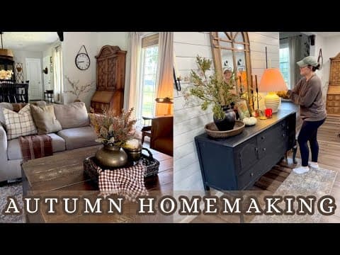 Cozy Rainy Day Autumn Vlog | Fall Homemaking & Inspiring Decor Ideas