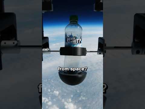 Can I land a bottle flip from Space?