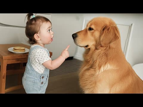 When Your Baby and Dog Have a Whole Secret Conversation 🐶