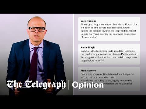 Labour has lost legitimacy, Keir Starmer won't last long | Allister Heath responds to readers