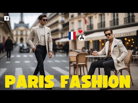 Men’s Paris Fashion 2025 | Elegant Street Style & Runway Trends 👔🕶️✨