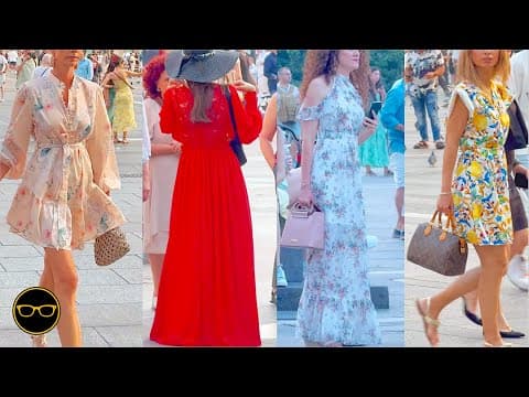 Milan’s Hottest Summer Street Style 34°C (93.2°F)✨Stunning Summer Dress Outfits Effortless Look!