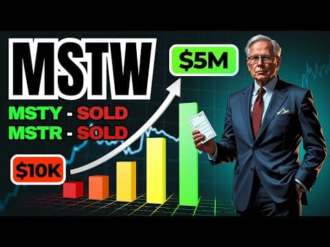 Sold MSTY and MSTR for MSTW – Here's Why!