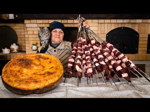 🌶🔥 Making Beef Lung Kebab The Rustic Village Way ...