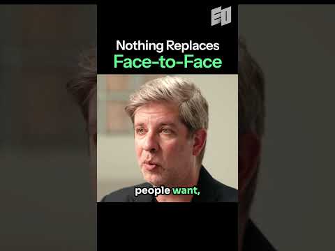 Nothing Replaces Face-to Face