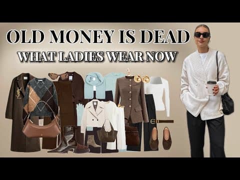 OLD MONEY Is DEAD: What ELEGANT Women Are Wearing Instead in the colder months.