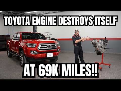 Toyota Engine DESTROYS Itself at 69k Miles!