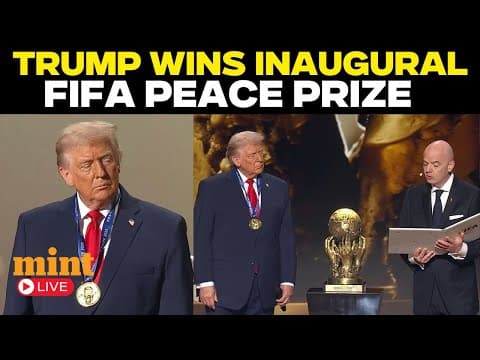 Trump LIVE | US President Donald Trump Awarded New FIFA Peace Prize | US News | Trump News LIVE
