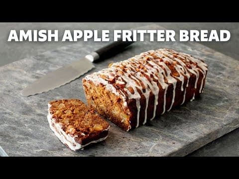 Amish Apple Fritter Bread | Holiday Quick Loaf | Food Wishes